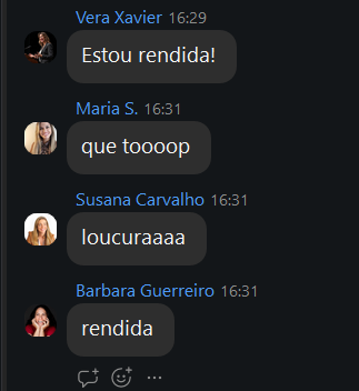 Reação ao vivo durante a imersão 5